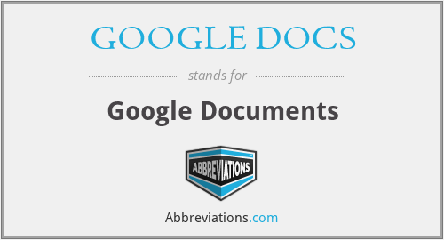 GOOGLE DOCS - Google Documents